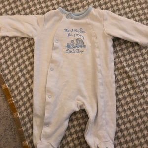 Little Me Snap Footie NB